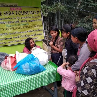 providing dite food to the children of HILLS